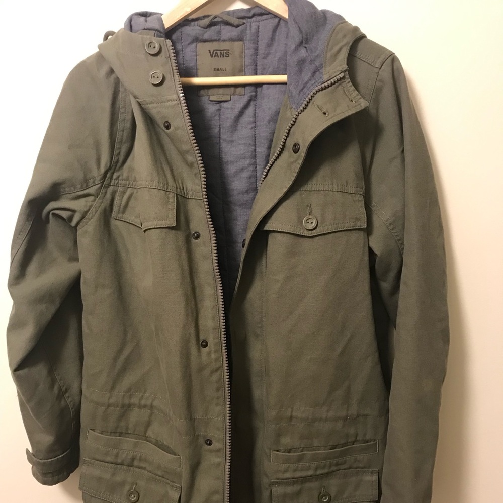 Khaki Green VANS Parka.